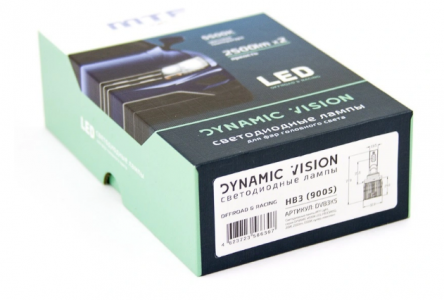 Светодиодные автолампы MTF Light серия DYNAMIC VISION LED, HB3(9005), 28W, 2500lm, 5500K, ком-кт
