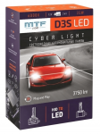 Светодиодные лампы MTF Light, серия CYBER LIGHT, D3S, 85V, 45W, 3750lm, 6000K, комплект.