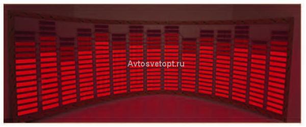 Эквалайзер Light на заднее стекло автомобиля EQ-3 (90*25см) красный