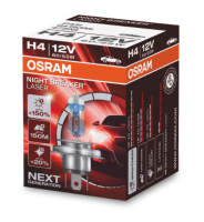 Автолампа  H4  12V 60/55W (P43t-38) Night Breaker Laser +150% (1 шт) 64193NL OSRAM