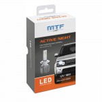Светодиодные автолампы MTF Light серия ACTIVE NIGHT H4/H19 18W 1750lm 6000K комплект