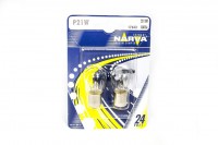 Автолампа  P21W (BA15s) 24V NARVA 17643B2