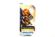 Автолампа  12V  PY21W (BAU15s) (блистер 2шт)  12496NAB2 PHILIPS