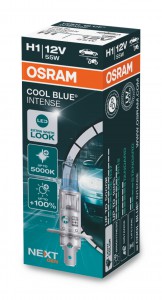 Автолампа  H1 12V 55W (P14.5s)  Cool Blue Intense Next (1 шт) 64150CBN OSRAM