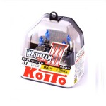 Автолампа H1 12V 55W (100W) (P14.5s) 2шт. Whitebeam P0751W Koito