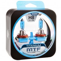 Набор ламп  H8 12V 35w  TITANIUM 4400K MTF