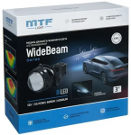 Светодиодные модули ближнего/дальнего света MTF Light  WideBeam, линзованные, бескорпусные, 12В, 53/