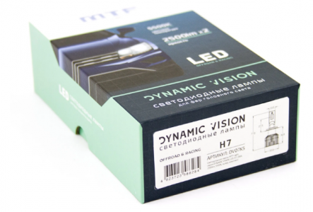 Светодиодные автолампы MTF Light серия DYNAMIC VISION LED, H7/H18, 28W, 2500lm, 5500K, ком-кт.