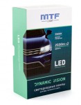 Светодиодные автолампы MTF Light серия DYNAMIC VISION LED, H11/H9, 28W, 2500lm, 5500K, ком-кт.